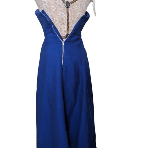 c/ Meo Collective Wake Me Dress blue strapless dress - Picture 2 of 6